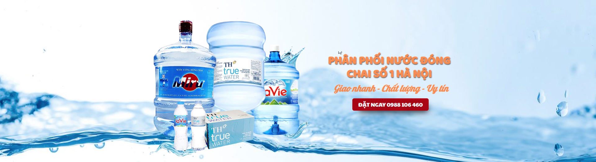 Châu ngọc anh phân phối nước đóng chai